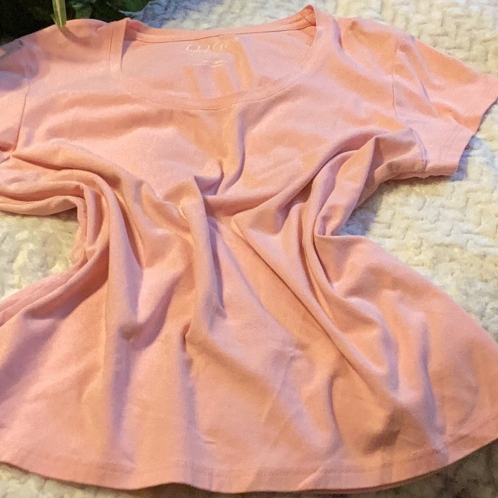 🌻 FADED GLORY TEE SHORT SLEEVE SZ XL BARELY WORN LABEL LOOKS NEW COLOR:PINK